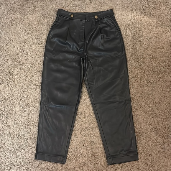 LOFT Pants - LOFT Curvy Leather Pants